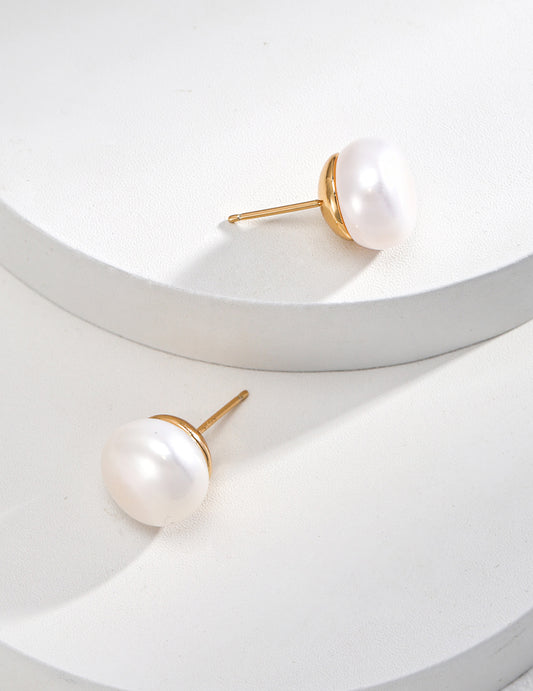 Moonlit Pearl Duo Earrings