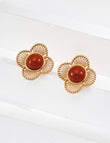 Crimson Clover Alchemy Earrings