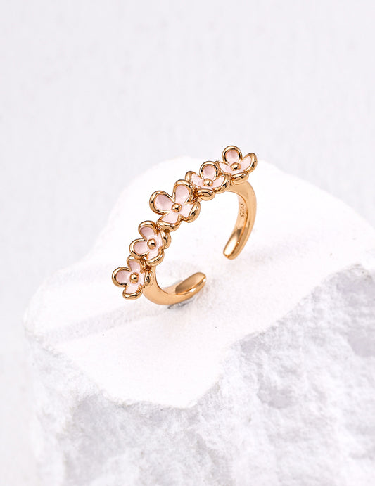 Enchanted Blossom Adjustable Ring