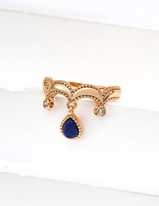 Azure Alchemist Open Ring