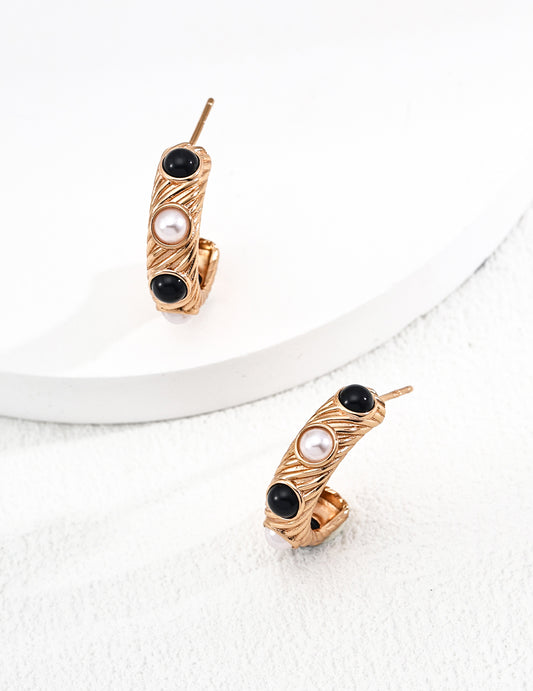 Midnight Oracle Drop Earrings