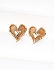 Infinity Pulse Heart Earrings