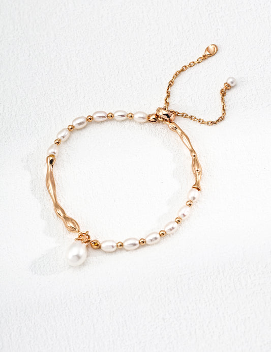 Celestial Whisper Pearl Bracelet