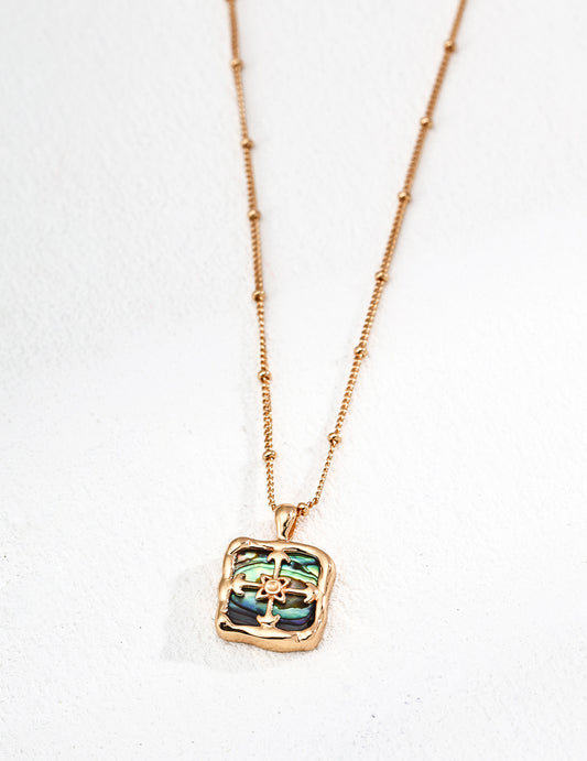 Aurora Glyph Pendant Necklace