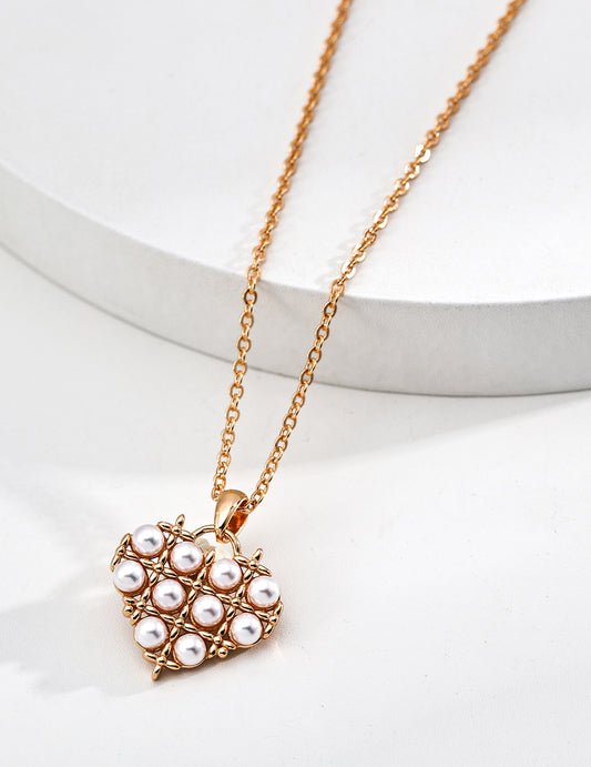 Celestial Grid Pendant Neckiace