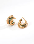 Twin Mirage Hoop Earring