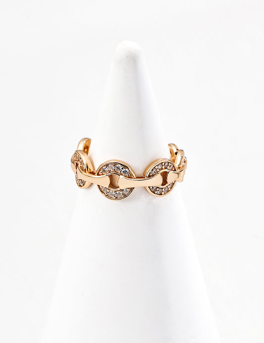 Celestial Chain Zirconia Ring