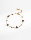Gilded Vein Glass Bracelet