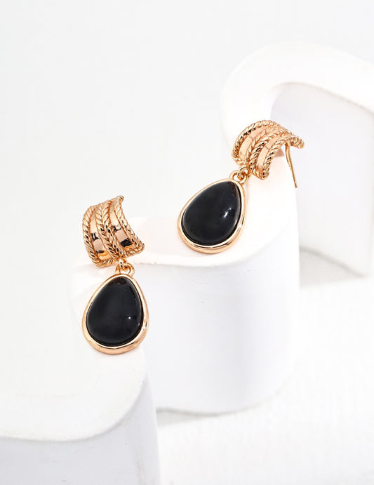 Obsidian Nocturne Earrings