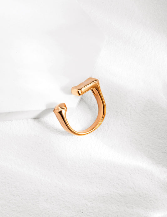 Lava Frost Serpentine Ring