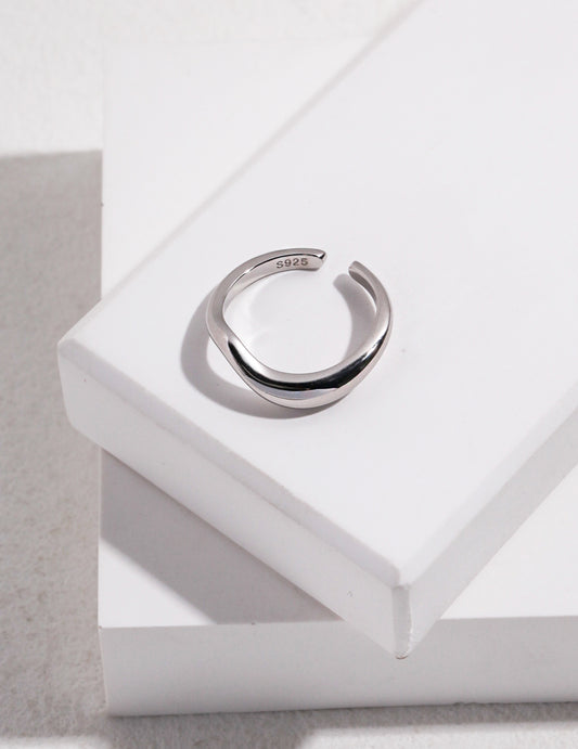 Dual Aurora Minimalist Ring