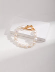 Gilded Tempest Pearl Bracelet