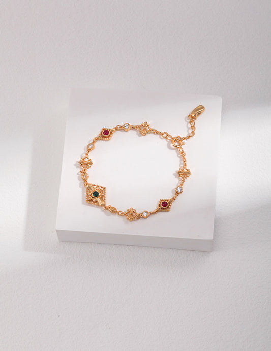 Celestial Lattice Chain Bracelet