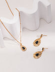 Obsidian Heartbeat Drops Earrings