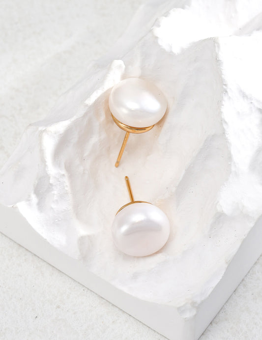 Moonlit Pearl Duo Earrings