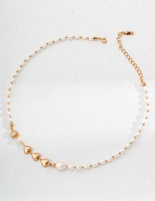 Moonlit Embrace Pearl Necklace