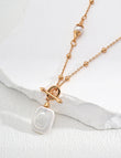 Baroque Lariat Pearl Necklace