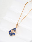 Azure Oculus Pendant Necklace