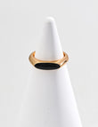 Onyx Eclipse Adjustable Ring