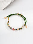Moss Bloom Strawberry Quartz Bracelet