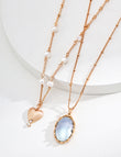 Azure Mirage Pendant Necklace